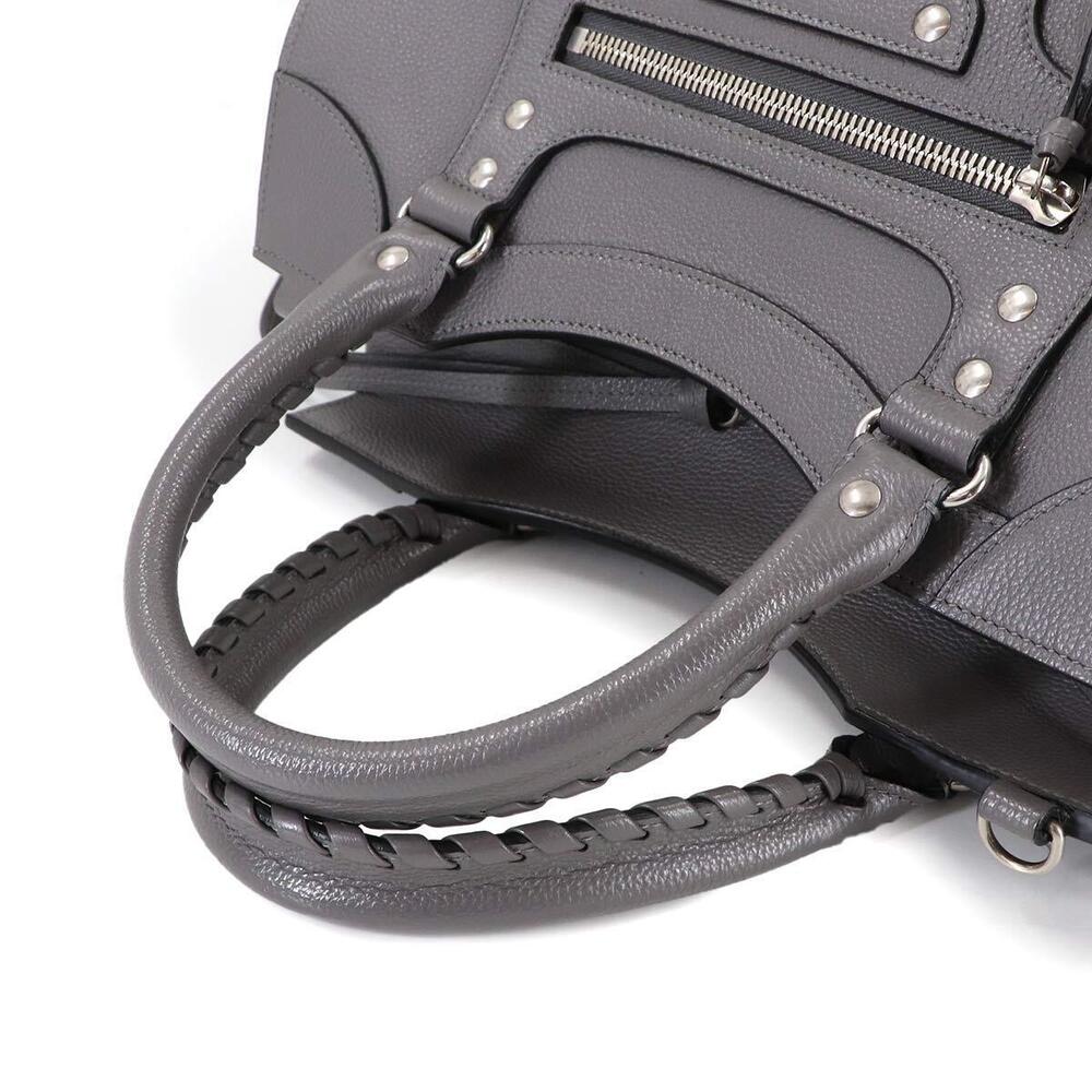 Balenciaga Neo City Hand Shoulder Bag Leather Gray - Picture 6 of 8